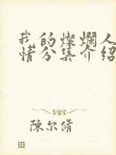 我的灿烂人生剧情分集介绍
