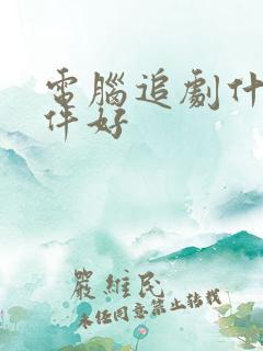 电脑追剧什么软件好