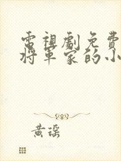 电视剧免费观看将军家的小娘子