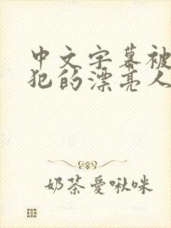 中文字幕被公侵犯的漂亮人妻