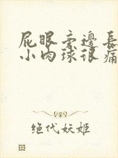 屁眼旁边长了个小肉球很痛如何消除
