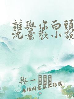谁与你白头成眷沈意欢小说