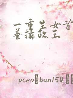 一重生女首富娇养摄政王