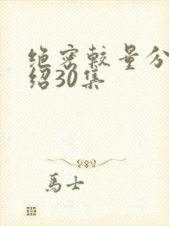 绝密较量分集介绍30集