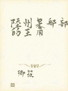 陆州是哪部小说的主角