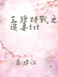 王牌特战之军少追妻txt