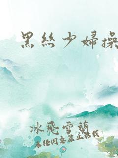 黑丝少妇操