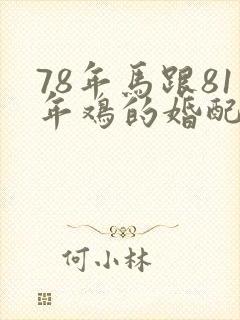 78年马跟81年鸡的婚配如何