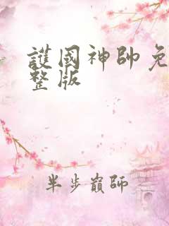 护国神帅免费完整版