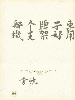 哪个牌子车载手机支架好用