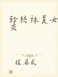 干丝袜美女爽不爽