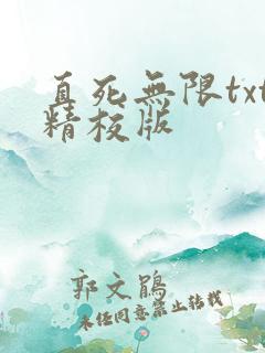 直死无限txt精校版