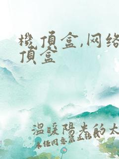 机顶盒,网络机顶盒