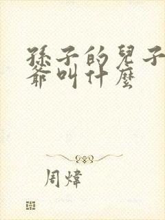 孙子的儿子叫爷爷叫什么