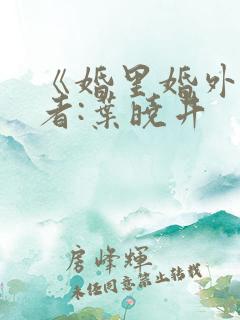 《婚里婚外》作者:叶晓井