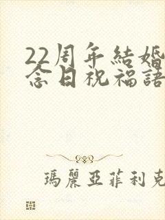 22周年结婚纪念日祝福语