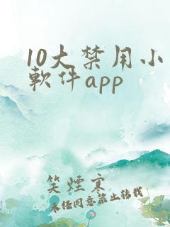 10大禁用小说软件app