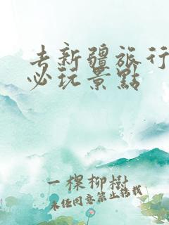 去新疆旅行十大必玩景点
