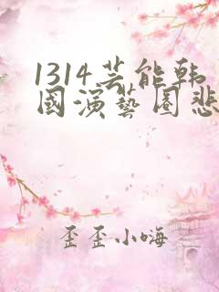 1314芸能韩国演艺圈悲惨事件在线观看