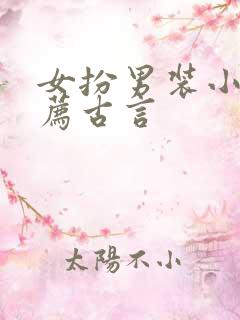 女扮男装小说推荐古言