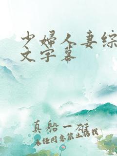 少妇人妻综合中文字幕