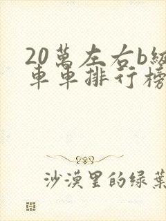 20万左右b级车车排行榜前十名
