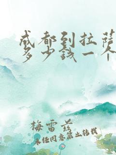 成都到拉萨包车多少钱一个人