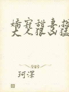 娇宠甜妻,总裁大人狠凶猛