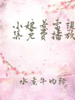 小娘惹电视剧全集免费播放