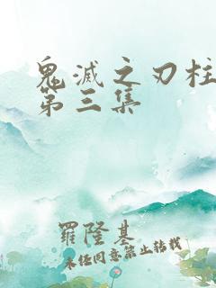 鬼灭之刃柱训练第三集
