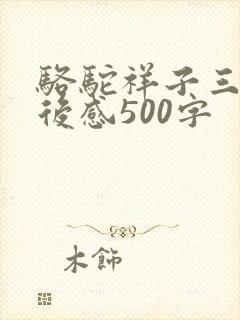 骆驼祥子三篇读后感500字