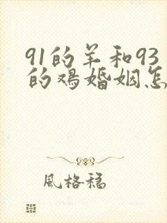 91的羊和93的鸡婚姻怎样