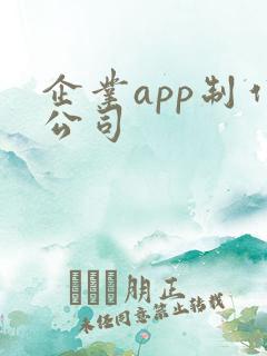 企业app制作公司