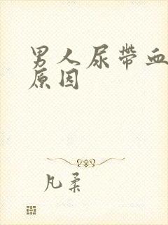 男人尿带血什么原因