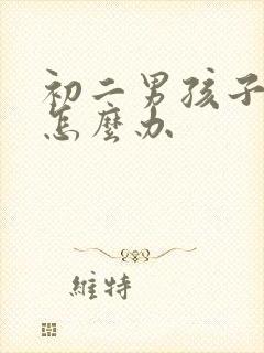 初二男孩子厌学怎么办