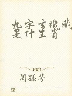 九字玄机藏今期是什生肖