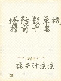 塔防类单机排行榜前十名