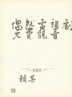 偶然电视剧全集免费观看