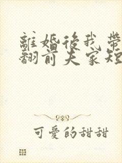 离婚后我带娃虐翻前夫家短剧全集免费观看