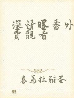 深情眼番外篇免费观看