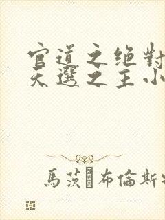 官道之绝对权力天选之主小说完本