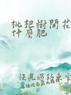 枇杷树开花期施什么肥
