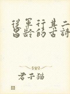 从军行其二唐王昌龄的古诗