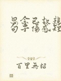思念已故亲人的句子伤感短句