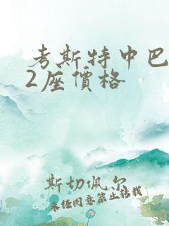 考斯特中巴车12座价格