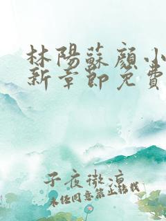 林阳苏颜小说最新章节免费阅读笔趣阁