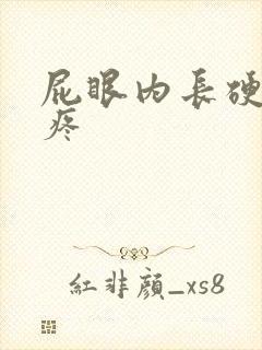 屁眼内长硬疙瘩疼