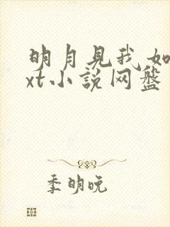 明月见我如是txt小说网盘