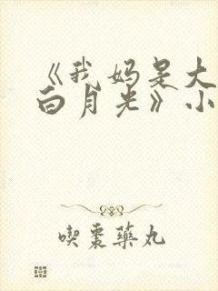 《我妈是大佬的白月光》小说