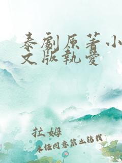 泰剧原著小说中文版执爱